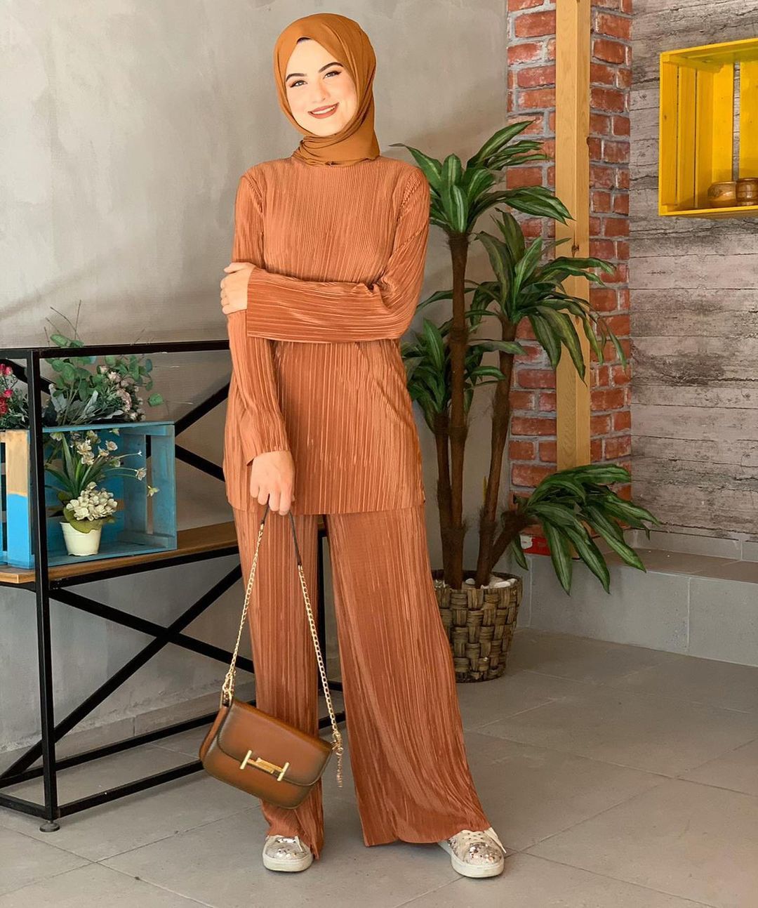 Muslim Sets Women Ramadan Abaya Turkey Dubai Hijab Two Piece Suits Prayer Dress Wide Leg Pants Jilbab Khimar Islamic Clothing