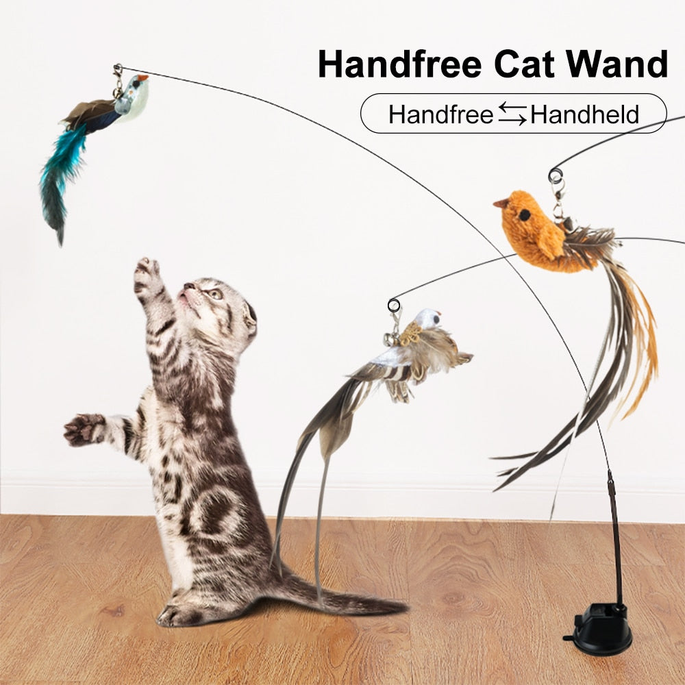 Handfree Bird Toy for Cats