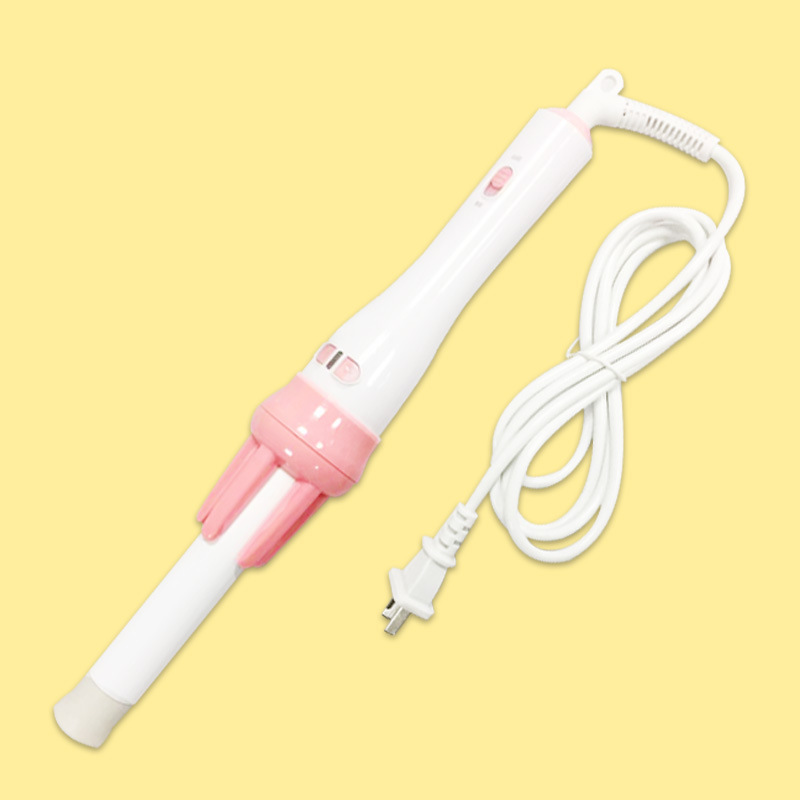 Multi-functional curly straight dual-use curling stick powder white tourmaline ceramic dry and wet dual-use hair straightener