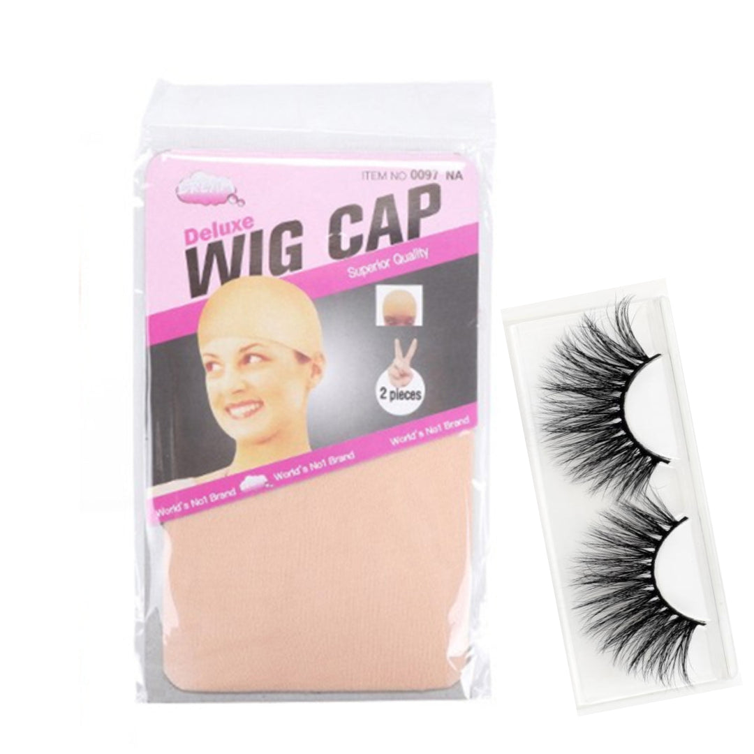 Bel Ange Free Gift - Eyelashes and/or Deluxe Wig Cap (Randomly Selected)