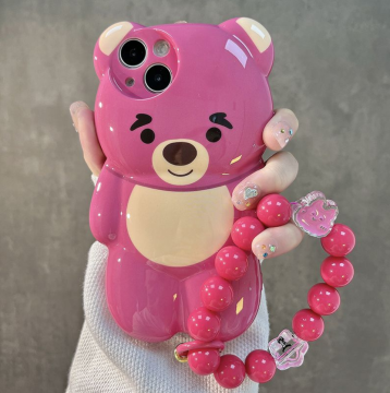 Strawberry Bear iPhone11 is suitable for 12 Apple 13promax mobile phone case XR cute 14 three-dimensional cartoon plus female