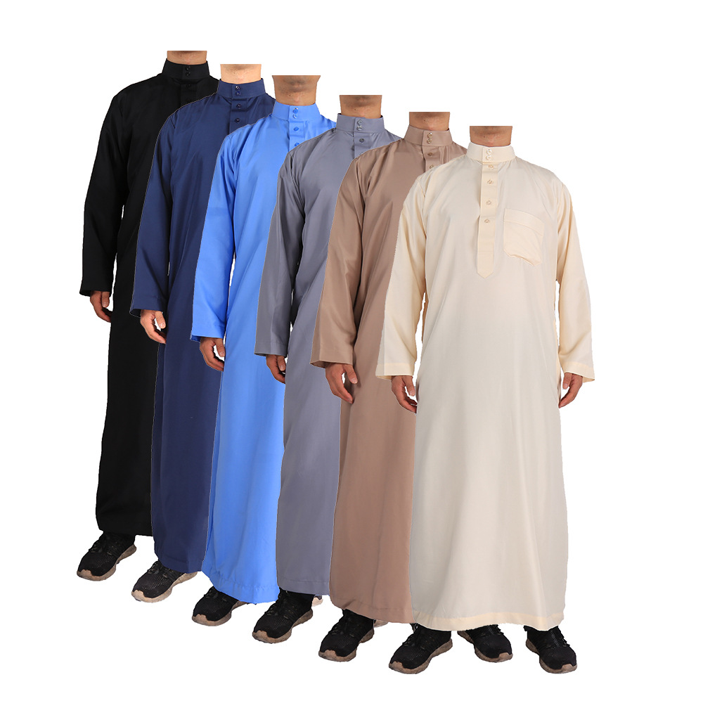 A dropshipping Muslim men's robe Arabian robe men's robe factory dropshipping cross-border retail platform supply