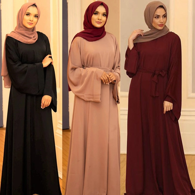 Long Abaya With Sashes
