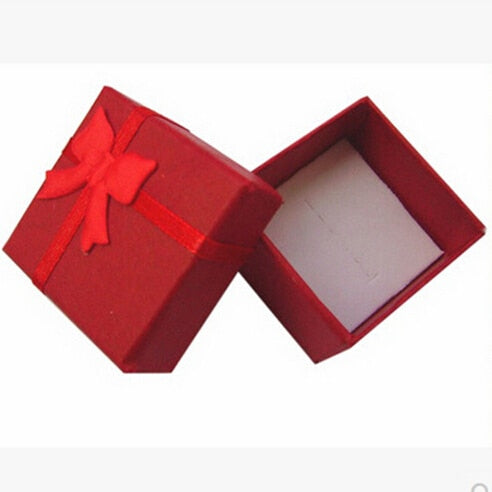 Wholesale Red Rings Box Gift Box Fashion Box for Jewelry Display Packaging Jewelry Box  Earrings/Pendant