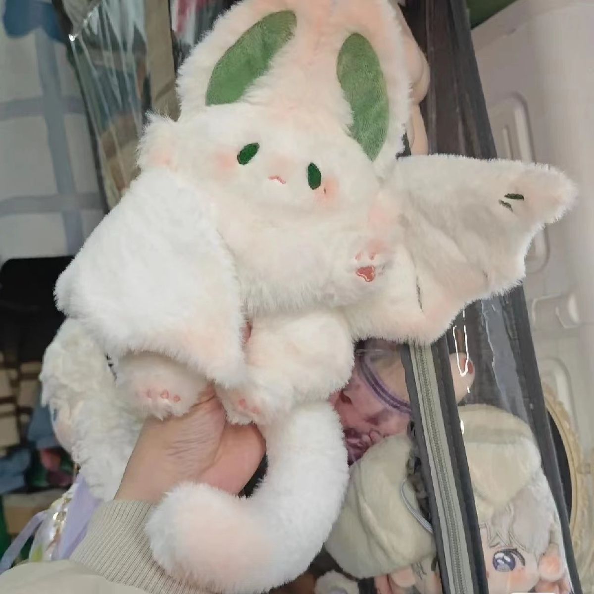 0 New Year's Big Bat Rabbit Plush Toy Holding Sleeping Doll Comfort Doll Doll Girls Gift