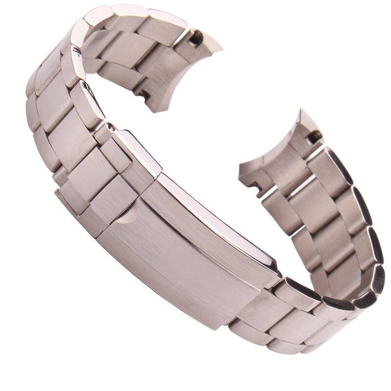20MM 316L Solid Stainless Steel Watch Band For Rlx Submariner GMT Watch