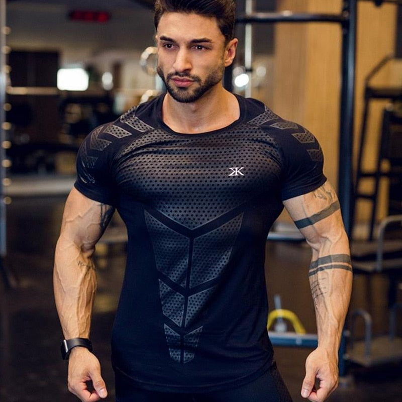 Fitness Bodybuilding Workout Black Tops Clothing