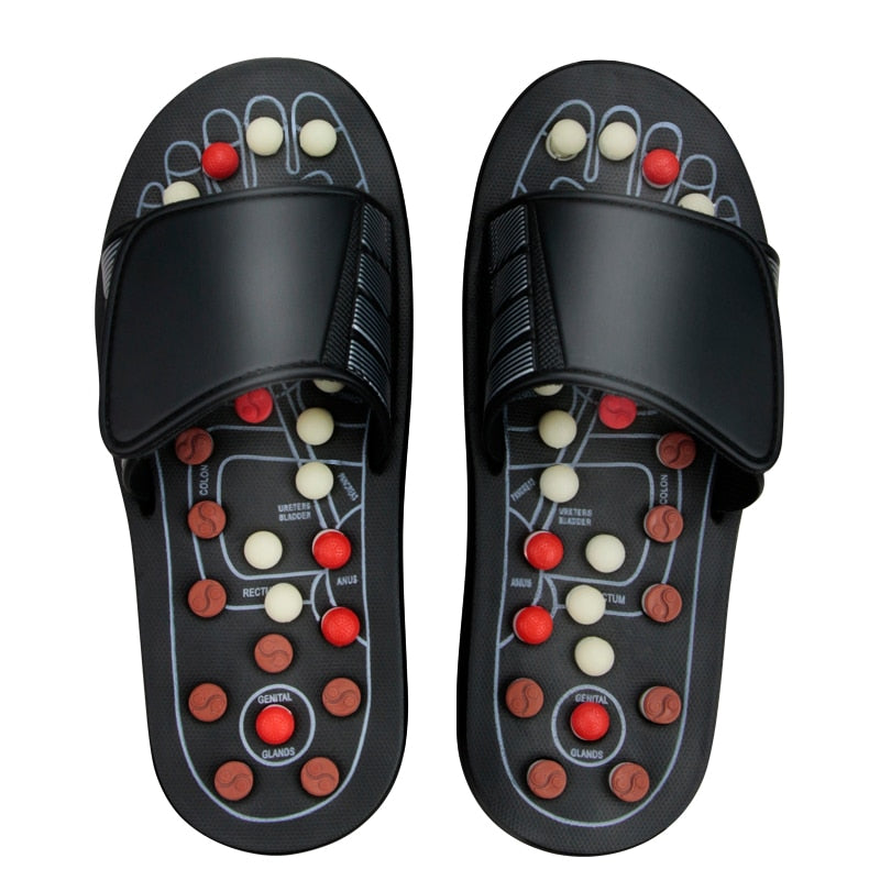 Foot Massage Slippers Acupuncture Therapy Massager Shoes For Acupoint  Activating Reflexology Care Massageador Sandal - Foot Massage Instrument -  AliExpress
