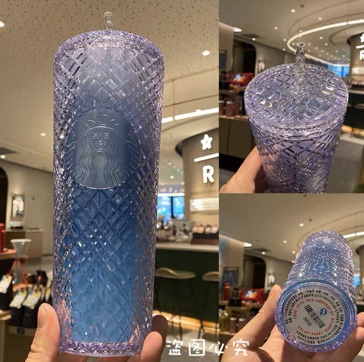 New Starbucks durian straw cup summer personality high-value male and female students gift large-capacity drinking cup
