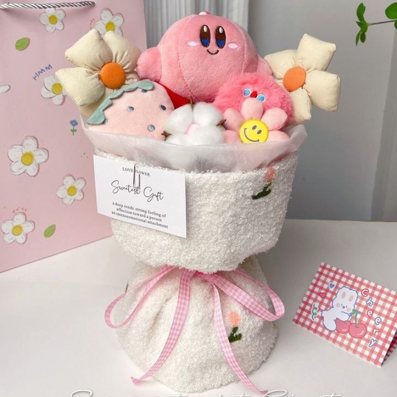 Kirby Star Doll Bouquet Doll Birthday Girl Plush Cute Girlfriend Girlfriend Girlfriend Goddess Festival