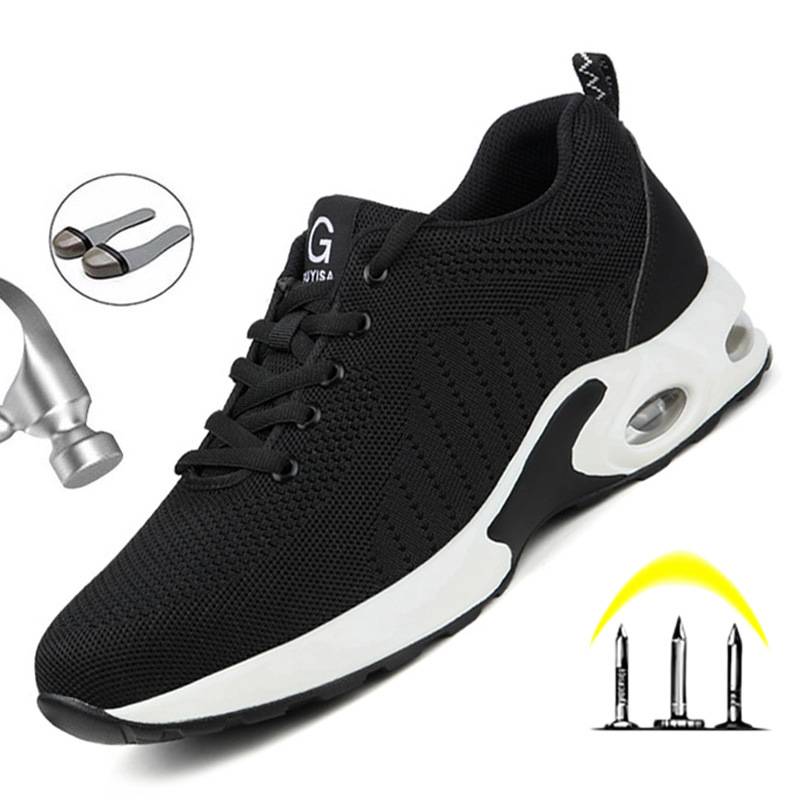 puncture Safety Indestructible Shoes Work Sneakers Male Shoe