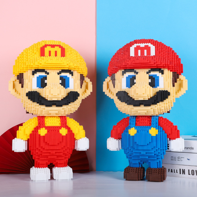 Xinzhe small particle building blocks Super Mario series assembled educational toy model birthday gift manufacturer
