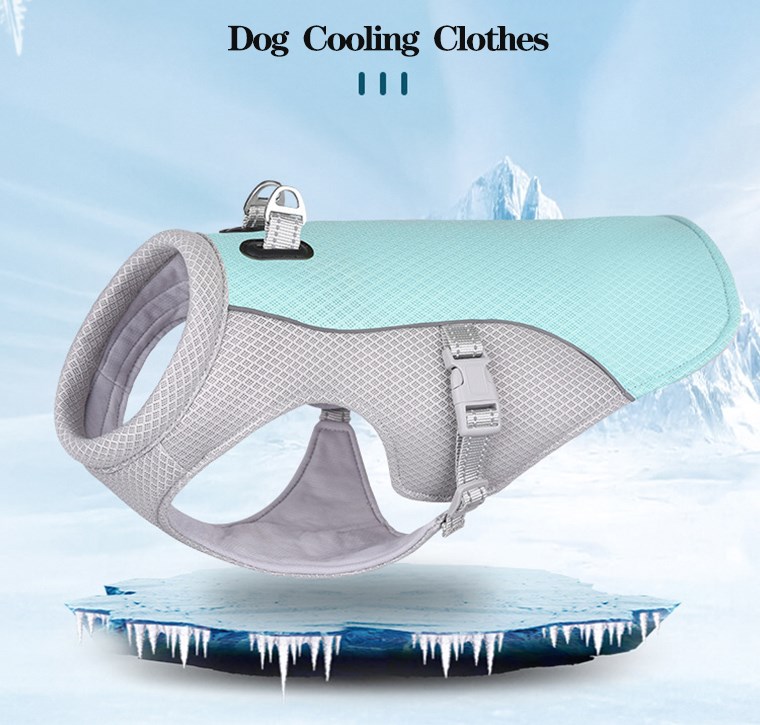 Pet cool clothes summer dog cooling clothes summer heat vest dog cool clothes