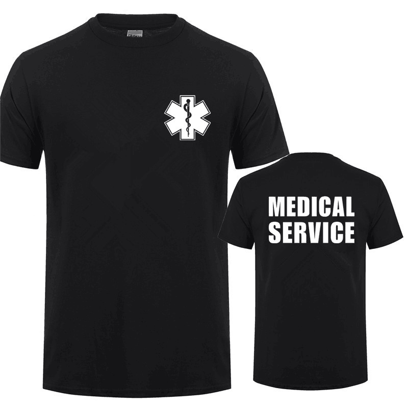 Cross-border EMT emergency medical services T-shirt men's leisure