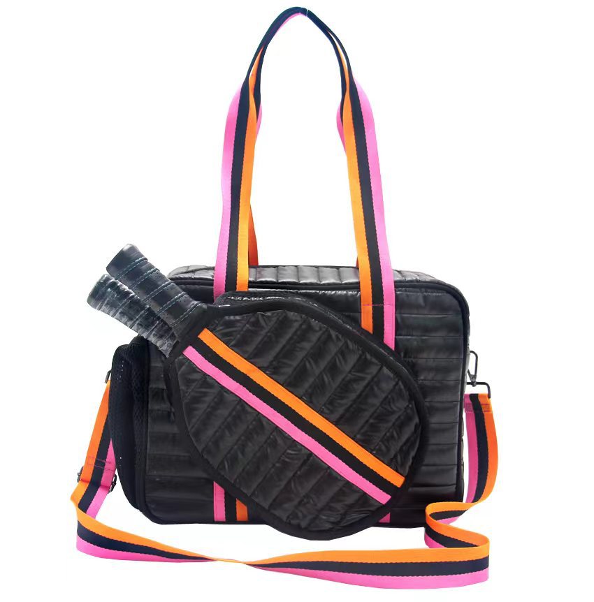 Stock wholesale diving material portable fitness travel bag badminton 2 pieces tennis racket bag Pico racket bag