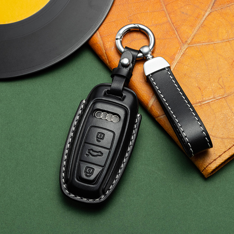 Audi car key set S5/7/A4/6/8L/Q5L/Q7/A3/5/TTS leather bags are supplied directly from the factory