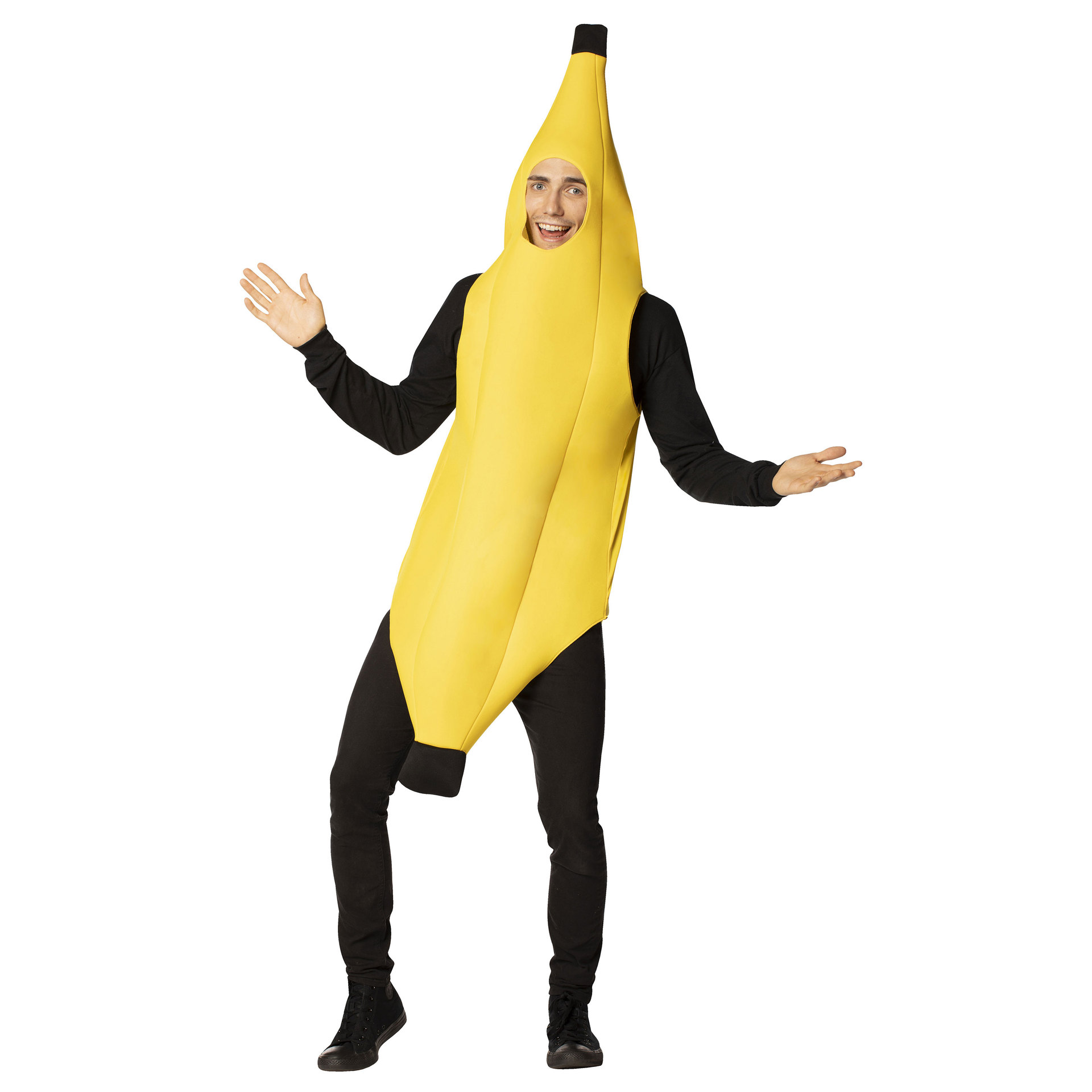 Halloween party cos, adult banana props, stage costumes, dolls, funny costumes