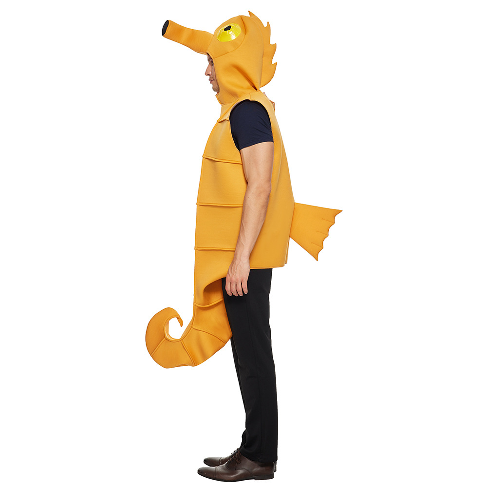 Composite Sponge Animal Playsuit Halloween Adult Funny Hippocampus One Piece Playsuit