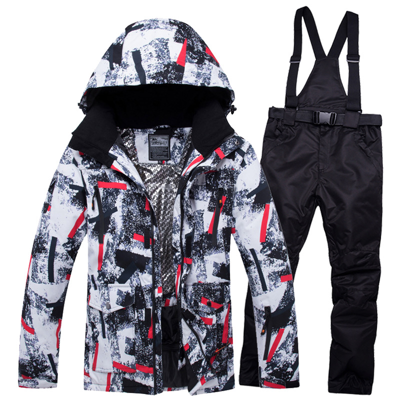 ski wear set men's windproof, waterproof, warm and breathable, one drop shipping single and snowboard pants