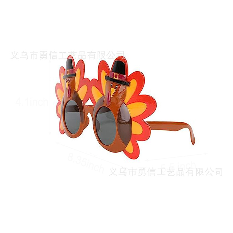 Thanksgiving Festival funny turkey glasses, drumstick hats, unisex hats, stage show, photo shoots, chicken legs, turkey hats